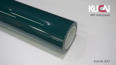 China KUCAI Crystal Hell Green PPF Car Wrapping , Auto Body Protective Film 1.52mx15m for sale