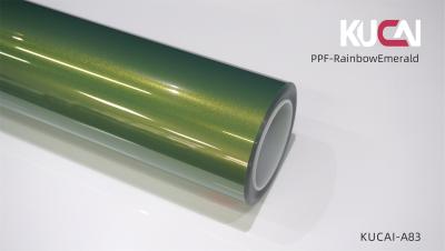 China Rainbow Emerald Green TPU Color PPF Film Weathering And Aging Resistance for sale