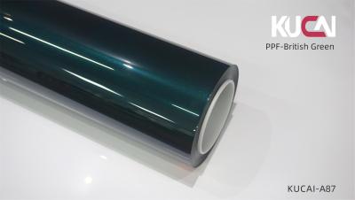 China British Green PPF Coloured Automotive Paint Protection Film Self Healing Seamless Wrap for sale