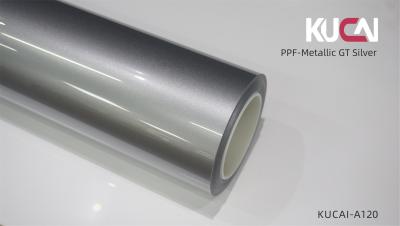 China Metallic GT Silver Colored PPF Wrap Car Paint Protection Film 1.52mx15m for sale