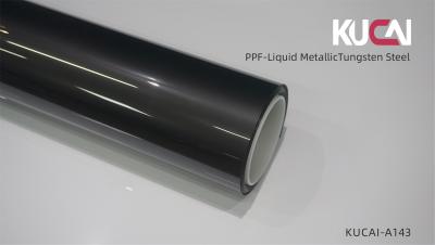 China Flüssigmetallische Wolframstahl Graue PPF Schmierstoff TPU Farbschutzfolie Anti Kratzer zu verkaufen