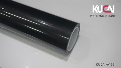 China Metallic Black PPF Car Paint Protection Film Hydrophobic Scratch Resistant for sale