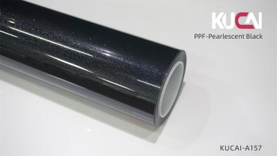 China Perlschwarze Farbe Autofarbe Schutzfilm, Glanz Matte Finish Schwarz PPF zu verkaufen