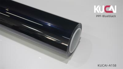 China TPU Blue Black Paint Protection Film roll Aging Resistance Anti Impact Customizable for sale