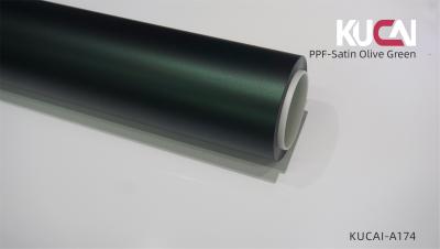 China Selbstheilung TPU PPF Farbschutzfilm Satin Olivengrün Farbe Matte PPF für Auto zu verkaufen