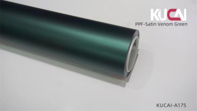 China Matte verfbeschermingsfilm Satine Venom Groen Anti-Kratten Matte PPF Wrap 7.5Mil Te koop