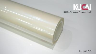 China TPU PPF Paint Protection Film Blue Diamond White Coloured PPF Film 1.52*15m for sale