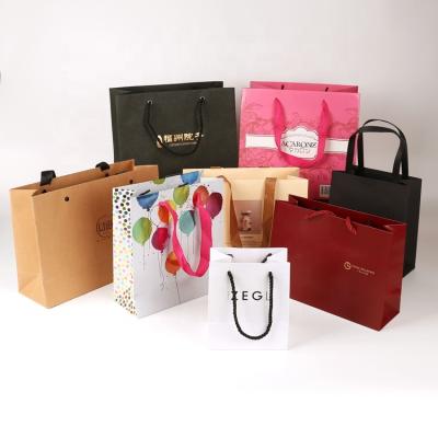 China Recycled Materials Manufacturer Custom Brown Kraft Paper Bags Packaging Manufacturer With Your Own Logo for sale