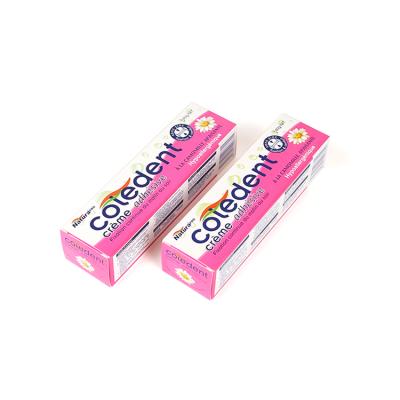 China Custom Wholesale Recycled Materials Logo Printing Packaging Corrugated Box Toothpaste Box for sale