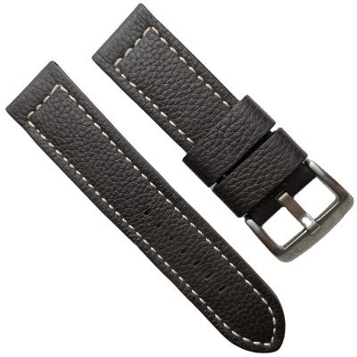 China Breathable genuine leather belt, can be customized, 26 mm applies to any smart watch strap for sale