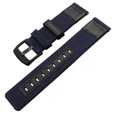 China Fashion \ popular luxury dress spot factory wristwatch, the preparation of NATO nylon striped watchband, 20 mm watchband is suitable for apple watch for sale