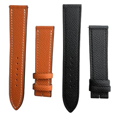 China Manufacturer herm watch strap, daily life strap men and women, fashionable joker leather watch strap for sale