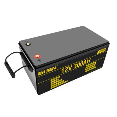 China 12v 300ah rechargeable lifepo4 battery pack with bluetooth 300Ah long cycle life lithium ion battery for sale