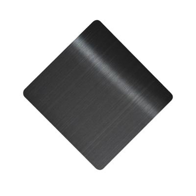 China For Buildings And Elevators Decoration 304 316 201 430 Stainless Steel Sheets Hairline Black PVD AFP Finish For Buildings Decoration And Elevator Beautify for sale