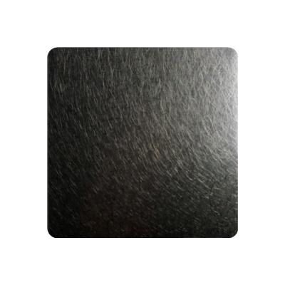 China For Buildings And Elevators Decoration AISI 304 316 201 430 Stainless Steel Sheets Vibration Black PVD AFP Finish For Buildings Decoration And Elevator Beautify for sale