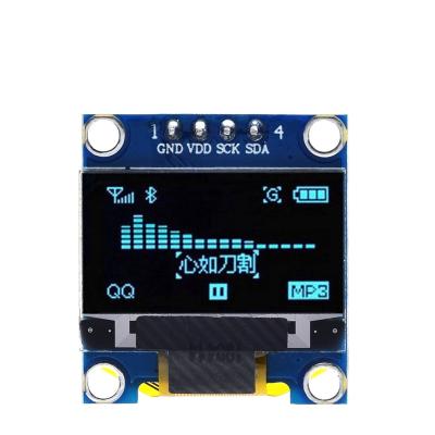 China Product smart electronic drop shipping 0.96 inch brand new blue 12864 oled module display with great price for sale