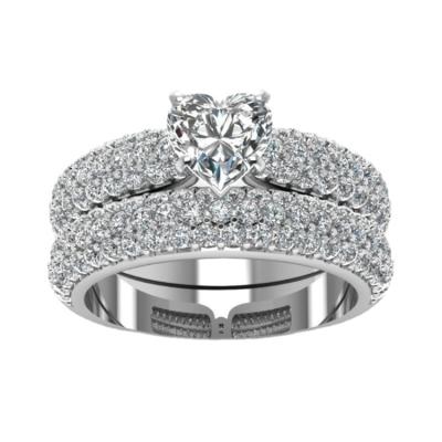 China CLASSIC Hot Selling Luxury Rings Couples Men and Women Classic Exquisite Diamond Ring Amazon Fashion Ring Jewelry for sale