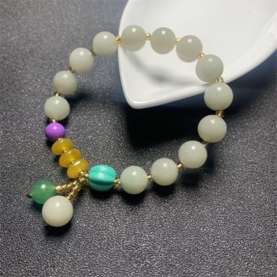 China Lady Jade Personality Bracelet Colorful Beaded Bracelet Fashionable Multi-treasure CLASSIC Agate Bracelet Beautiful for sale