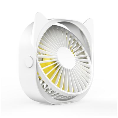 China 2020 outdoor new creative mini fan 360 degree rotation usb fan dormitory office portable electric fan for sale