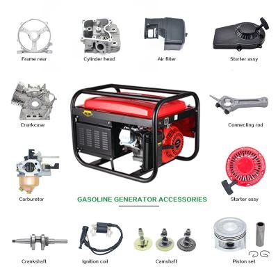 China Top Raw Materials 188F 168F 6.5HP Portable Gasoline Generator Part Names Small 188F-2 Engine Parts for sale