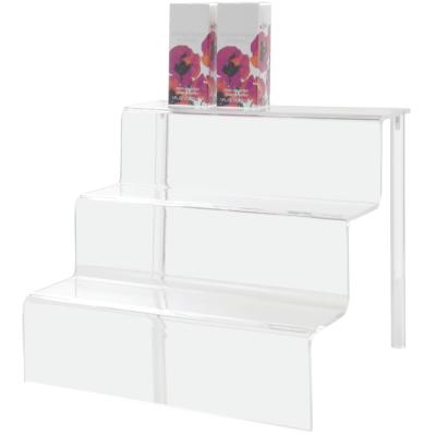 China Modern Plexiglass Cosmetics Display Tray Acrylic Perfume Stands Display for sale