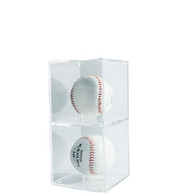 China Eco - Friendly Stackable Transparent Acrylic Balls Box Acrylic Ball Display Case for sale