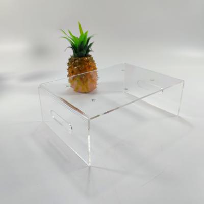 China Custom U Shaped Clear Acrylic Retail Display Acrylic Desktop Display Stand CE Compliant for sale