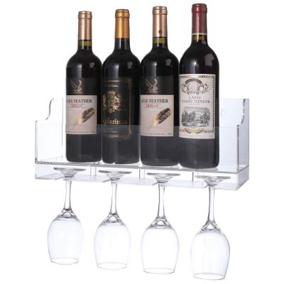 China Simple Design Metal Table Bottle Display Stand Tabletop Wine Rack Eco - Friendly for sale