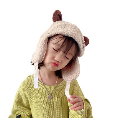 China Ushanka Winter Candy Sister Warm Hat Integrated Earmuffs Fashion Embroidery Earflap Earflap Top Selling Cute Hat for sale