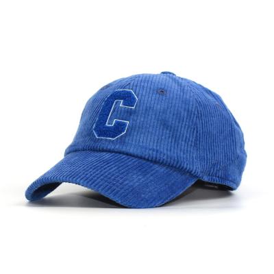 China ZG COMMON Big C Peaked Hat High Quality Fashion Baseball Cap Winter Corduroy Solid Color Unisex Soft Top Hat For Men for sale