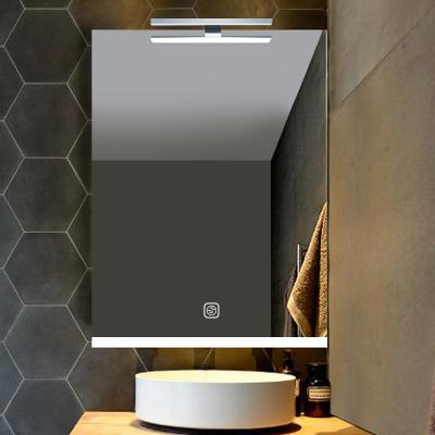 China Mirror Modern Modern Smart Glass With LED Light Vanity Table Air Wall Fogproof Touch Screen For Yiju Iot Bathroom for sale