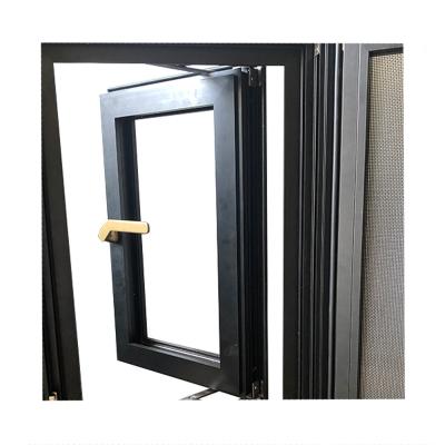 China Factory direct sales new modern design aluminum casement window with best price from Yiju Iot construction for sale