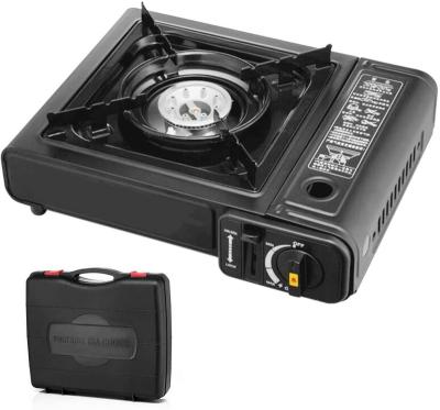 China Outdoor portable butane gas cooker stove automatic ignition with carry case listed laptop cooktop single cooktop for sale