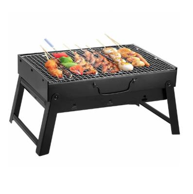 China Original Adjustable Portable Travel Charcoal Size Foading BBQ Fireplace Mini Portable Grill for sale