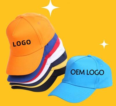 China Custom 100% OEM Embroidery Cotton 6 Panel Baseball Hat Dad Hat European And American Style Logo Hat for sale