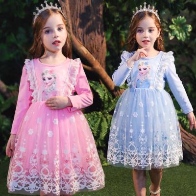 China Breathable Long Sleeves Frozen Film Dresses New Spring Frozen Film Dresses for sale