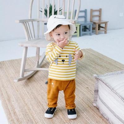 China Fashion\comfortable\durable baby boy clothes 2019 summer wholesale boys spring sportswear sets boutique quality cotton boy kids material fabric for sale