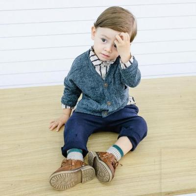 China Fashion\Comfortable\Durable Baby Boy Clothes 2019 Three Piece Baby Boy Kids Spring Sets Autumn Cheapest Boys Clothes Fashionable Clothing Set for sale