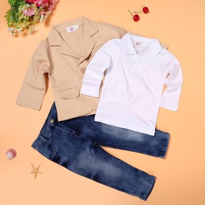 China Fashion \ spring handsome baby boy clothes baby boy clothes 2019 young boy fashion American boutique high quality comfortable \ durable clothes for sale