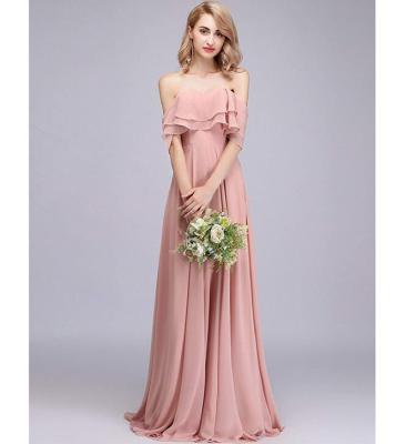 China Anti-static soft style light pink bridesmaid dresses USA and Europe best selling light pink bridesmaid dresses for sale