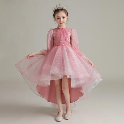 China Breathable Bubble Sleeve Designs Fairy Flower Girl Dressing Gown Comfort Comfort Bridesmaid Dress for sale