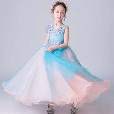 China Latest Party Wear Breathable Girls Boutique Dress 2-14 Years Girls Boutique Dress for sale