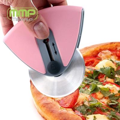 China Cooking pizza baking cutter sliding tape safety and softgrip handle mmp recommend kitchen tools and gadgets for sale