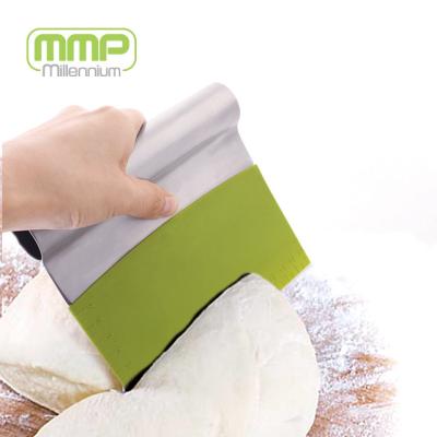 China Kitchenware tools stainless steel dough cleaver scraper mmp recommend kitchen tools and instruments accessories for sale