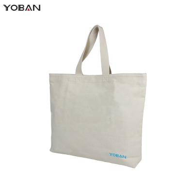 China Factory Supply Advertising Canvas Organizer Shopping Bag Cotton Single Handled Cloth Bag For Gift Custom LOGO for sale