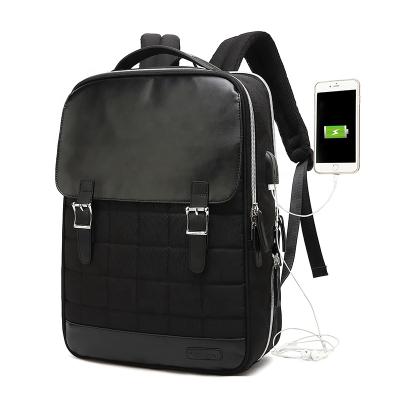 China With USB factory supply men's leisure backpack outdoor travel backpack multifunction smart mochila vintage anti theft 17 inch laptop bag for sale