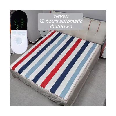 China Anti-static Electric Washable Electric Heated Blankets Queen Size Household Winter Outlets Electric UK Plug Blanket For Bed for sale