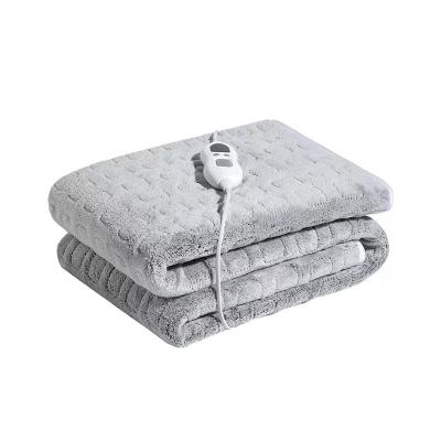 China Wholesale Portable Heated Electric Blanket Outlets Anti-static Winter Factory Portable Electric Blankets for sale