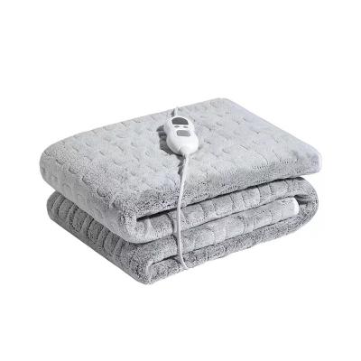 China Factory Washable Anti-static Electric Heated Throw Blanket Porcelain Electric Winter Heating Outlets Double Blanket for sale