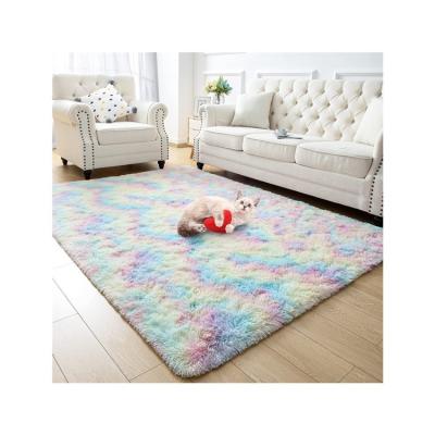 China Washable Modern Black And White Living Room Kids Rugs Plush Outlet Factory Soft Cotton Carpet And Blanket for sale